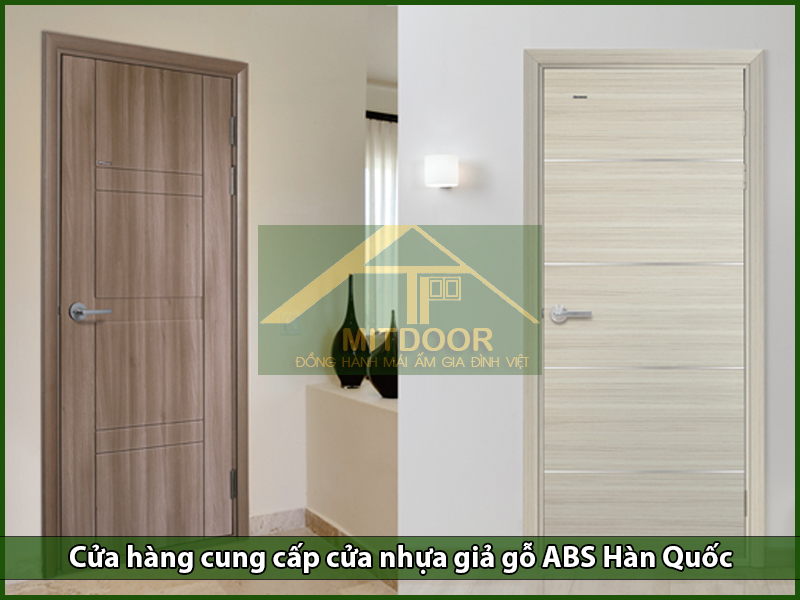 Cửa hàng cung cấp cửa nhựa giả gỗ ABS Hàn Quốc
