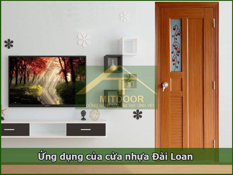 Ứng dụng của cửa nhựa Đài Loan