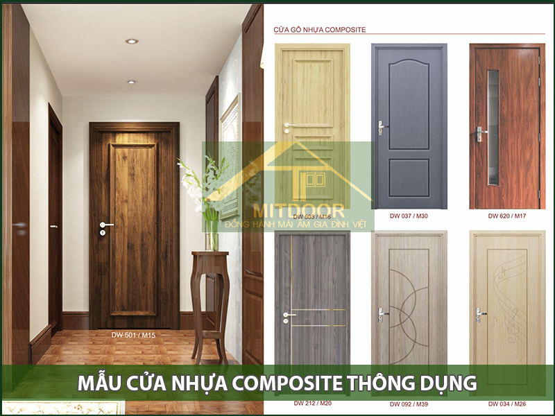 mau cua nhua composite thong dung